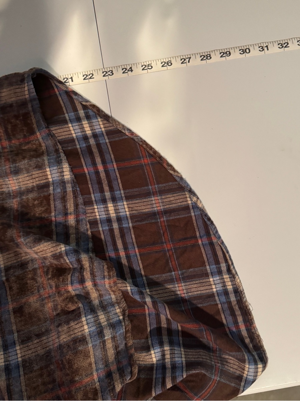 Blue Velvet - Plaid Block Hoodie - Purple Plaid - XL - NWOT - Picture 10 of 11